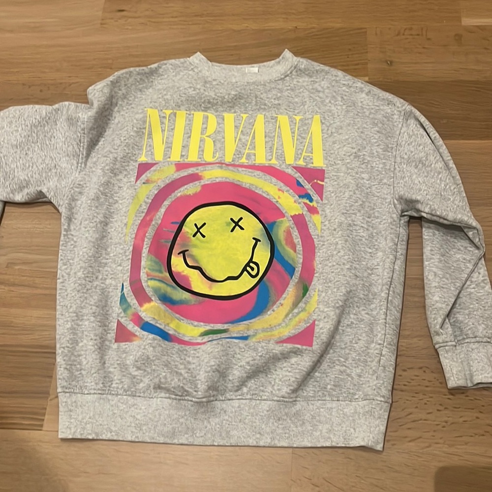 nirvana crewneck sweatshirt